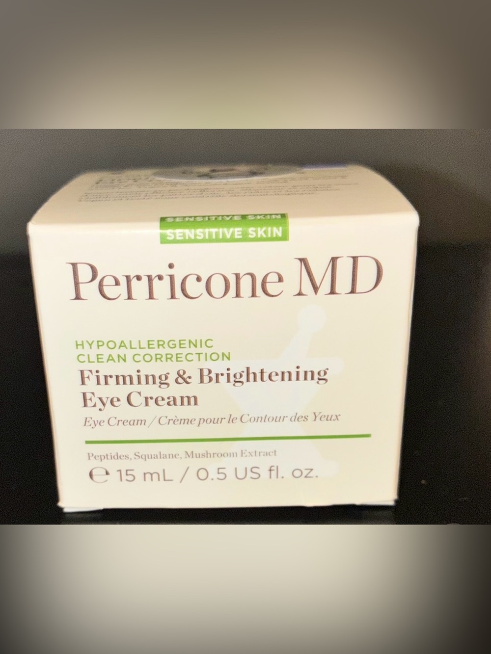 Perricone MD Firming Brightening Eye Cream 0.5 oz Hypoallergenic Sensitive Skin